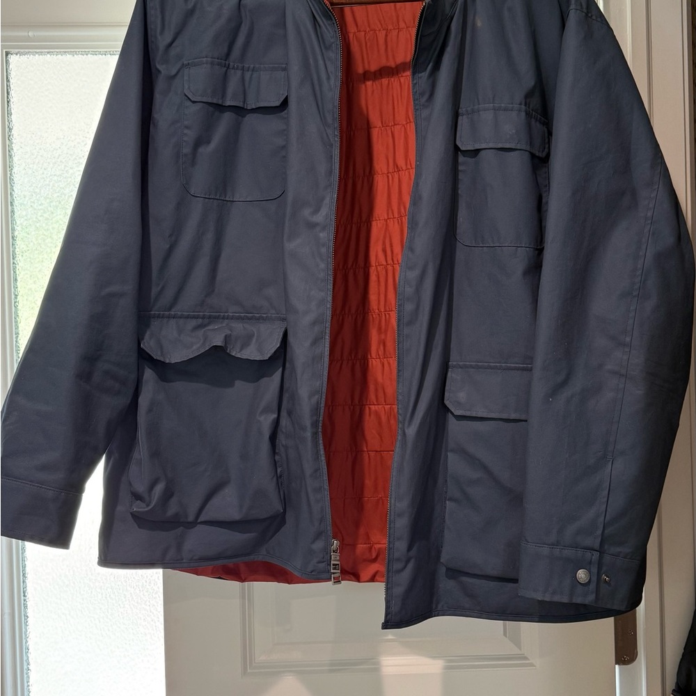 Peter Millar men’s Blue and Red Military Field Jacket